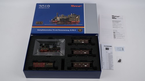 Roco H0 61475 Dampflok T3 mit Personenzug K.P.E.V. Gleichstrom | Condition: Gebraucht