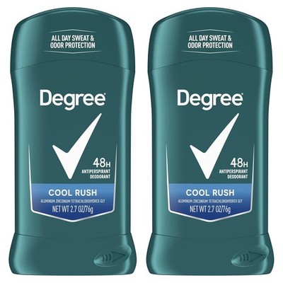 Degree Men Original Antiperspirant Deodorant Cool Rush Twin Pack 48-Hour Sweat &