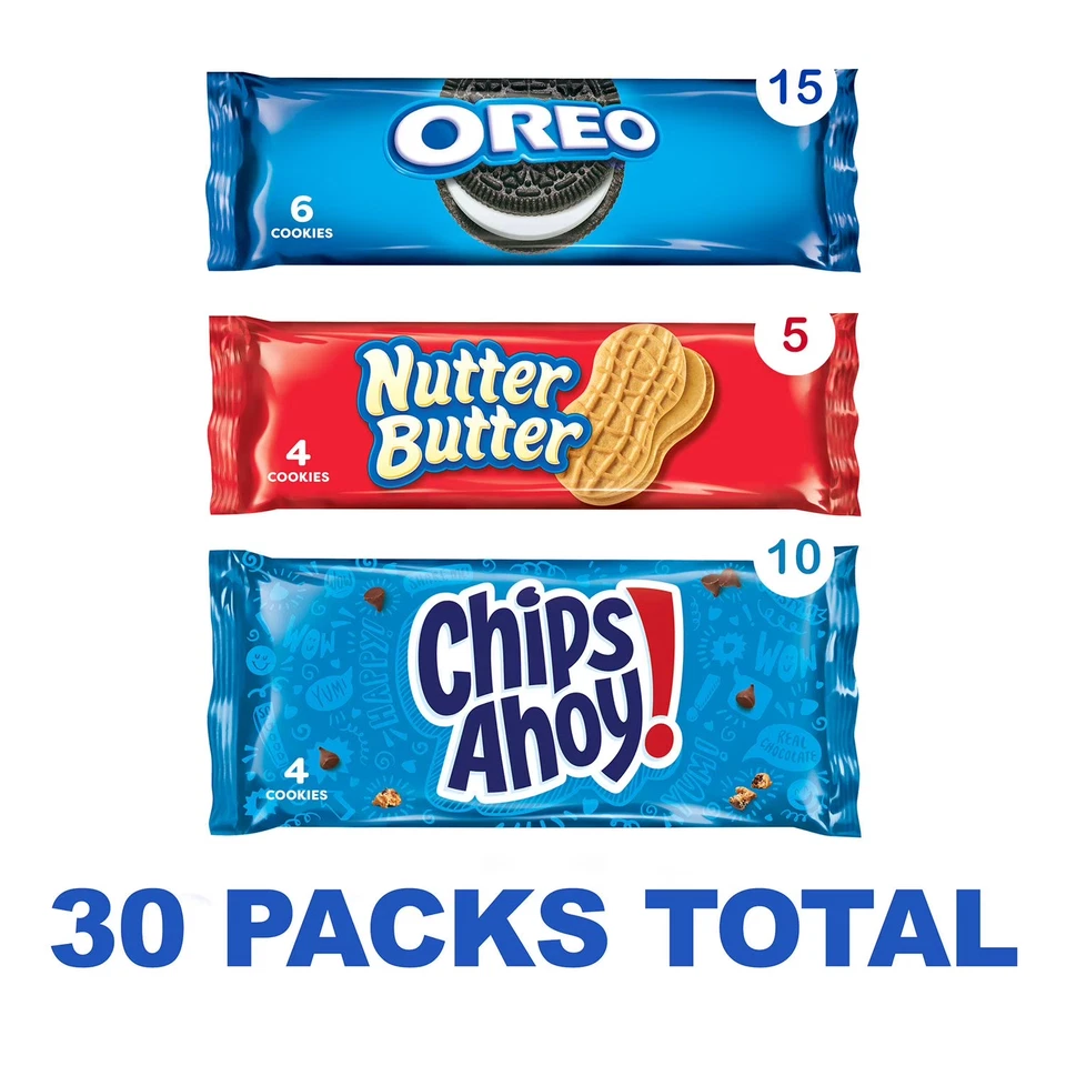 Pack Variedad Galletas Nabisco, 30 pk. Foto 3 de 4