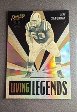 2021 Panini Prestige - Living Legends Jeff Saturday #LL-30