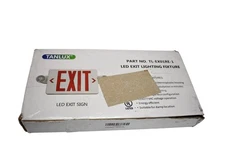 TANLUX LED Exit Sign Emergency Lighting Fixture Red TL-EX01RE-1 UL 120/277V