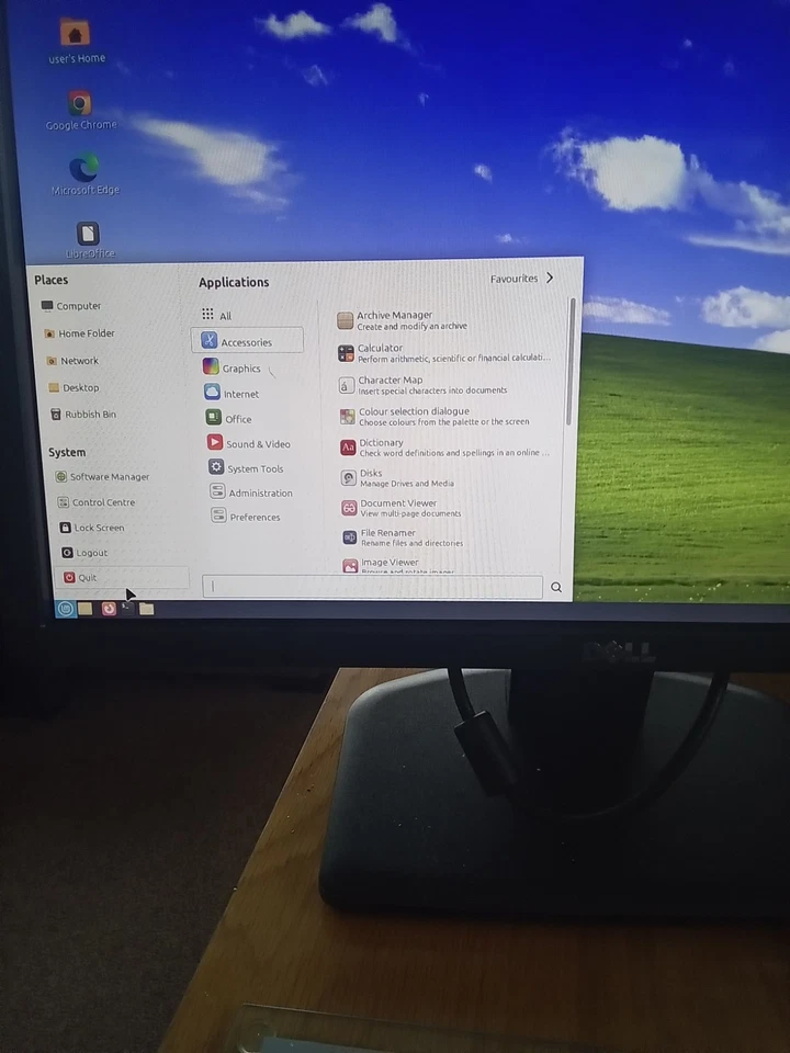 DELL  OPTIPLEX  760 PC 250 GB HDD LINUX ZARA  PC ONLY  WITH  POWER AND WIFI - Image 2 of 4