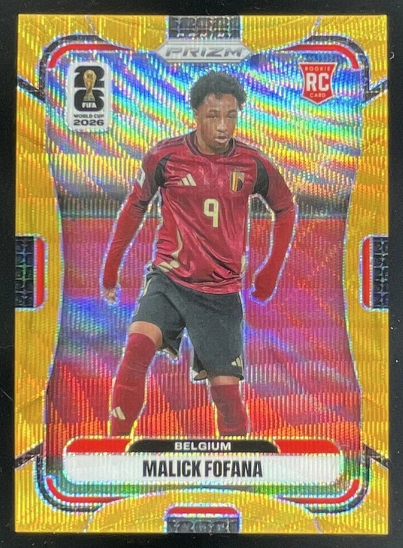 2026 Panini Prizm World Cup Gold Wave Prizm #154 Malick Fofana /10