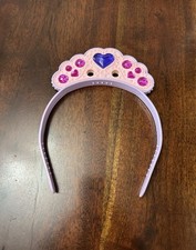VTG 1995 Fisher Price Dress  Dream Vanity Princess Heart Purple Tiara RARE VHTF