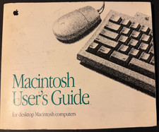 Apple Macintosh User's Guide NOS No Marks WELL STORED 030-4324-A Collectible