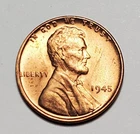 1945 P LINCOLN WHEAT PENNY UNC #P3586