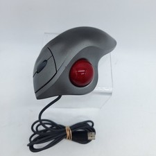 Mouse Logitech TrackMan Wheel Ball USB ottico trackball argento T-BB18 testato