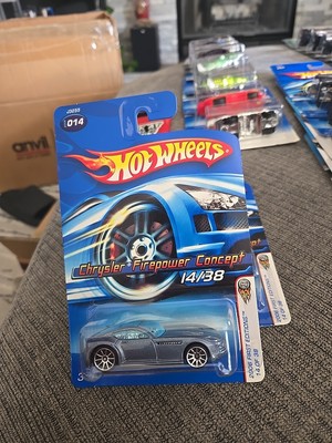 2006 Hot Wheels #14 First Editions 14 Of 38 CHRYSLER FIREPOWER CONCEPT Dark Blue