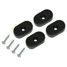 Rubber Bumpers Bucket Seat With Screws Frame Back Stop 1966-72 Chevelle Nova 4pc