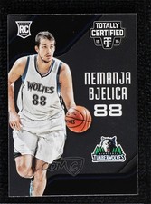 2015-16 Panini Totally Certified Rookies Nemanja Bjelica #195 s9z