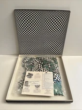 MCM Springbok Color Motion Edna Andrade Op-Art Vasarely Like Puzzle EUC Complete