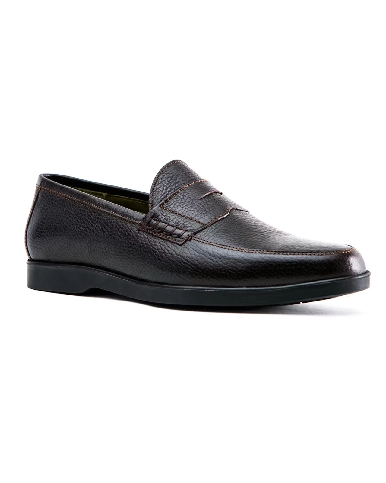 Toca Shoe Co. Osborne Brown Leather Penny Loafer Mens sz 11.5 style#9062