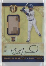 2017 Chronicles Gold Standard Rookie Jersey 91/99 Manny Margot Manuel Auto 5dx