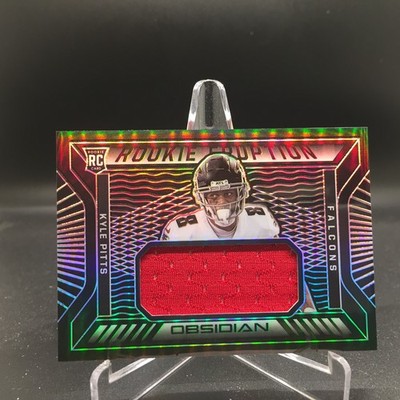 Kyle Pitts 2021 Panini Obsidian Rookie Eruption RE-KP #/100 Atlanta Falcons