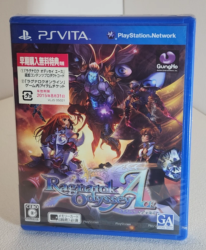 ラグナロクオデッセイ　PS vita ダミーパッケージ　外箱　店頭販促物　非売品 ラグナロクオデッセイ PS vita ダミーパッケージ 外箱 店頭販促物
