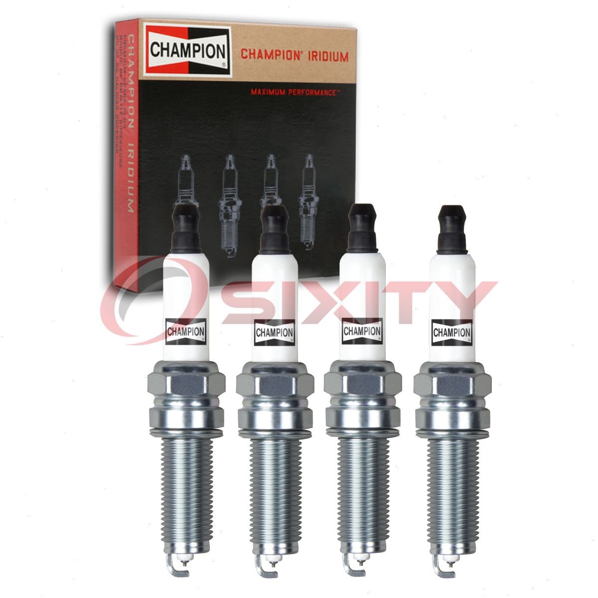 4 pc Champion Iridium Spark Plugs for 2014-2017 Mitsubishi Outlander 2.4L L4 ul