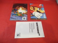 Super Mario 64 Nintendo 64 N64 Instruction Manual Booklet  Insert ONLY H