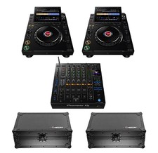 2 x AlphaTheta CDJ-3000X+2 x Odyssey Industrial Board Case+1 x Pioneer DJ DJM-A9