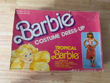 Vintage 1989 Kostüm Verkleidung Tropical Barbie Ben Cooper Halloween in Box Gr. 5-8