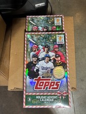 NEW! 2025 Topps MLB Holiday Advent Calendar (2 ) Boxes Sealed Ready to Ship