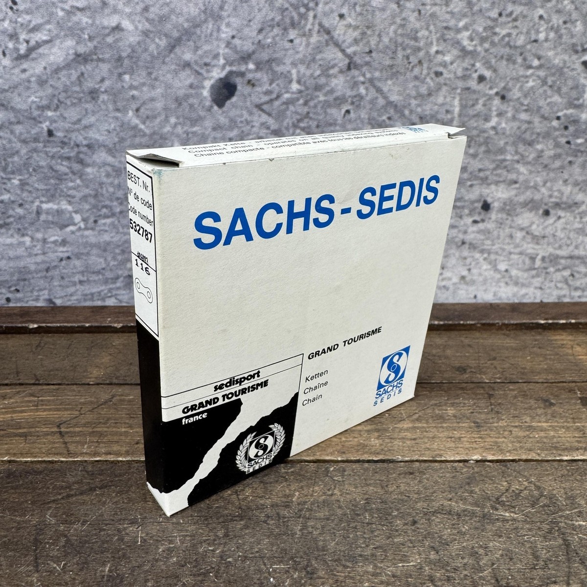 Vintage Sachs-Sedis Grand Tourisme GT7 Bike Chain 1/2 X 3/32 Made