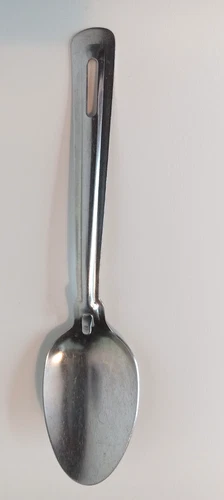1940s Armco Military SS Mess Spoon w/Spoon Support WW2 K. Whitman PAT US 2231402