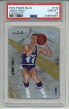 2010 PANINI ROOKIES & STARS LONGEVITY #115 JERRY WEST LAKERS PSA 10 LOW POP RARE