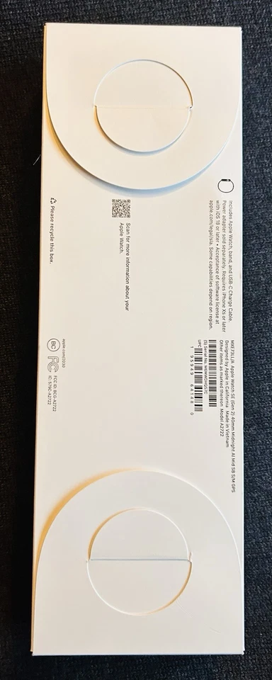 Apple Watch SE 2nd Gen 40mm Smartwatch with GPS, Midnight - Image 2 of 2