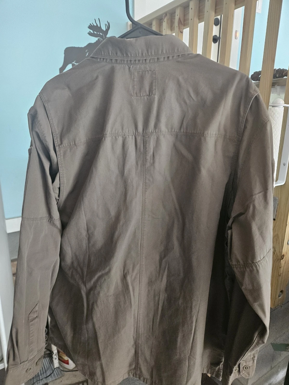 5.11 Tactical Frontier Shirt Jacket Men's XL Green Button Pockets 72497 image 5