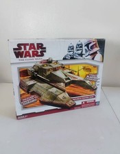 NEW - 2009 Hasbro Star Wars The Clone Wars Republic Fighter Tank Diorama Figure