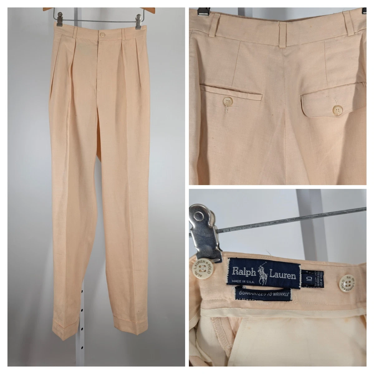 Lauren Ralph Lauren White Linen Pants for Women for sale | eBay