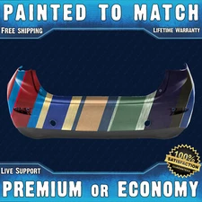 NEW Painted To Match - Rear Bumper Cover Replacement for 2014-2018 Mazda 3 Sedan