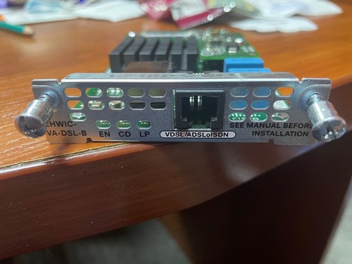 Cisco Genuine EHWIC-VA-DSL-B Multi Mode VDSL2/ADSL/2/2+ EHWIC Annex B - 第 1/3 張圖片