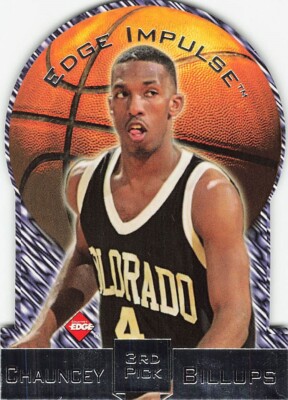 Chauncey Billups Rookie Edge Impulse Die-Cut 1997 Basketball Card #9
