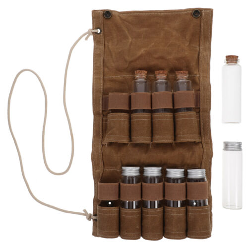 1 Set Camping Spice Bottle Kit Clear Seasoning Bottle with Storage Bag Camping