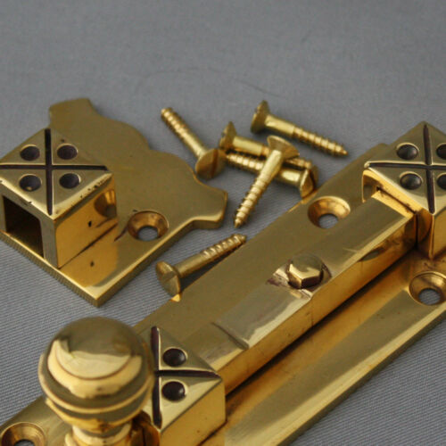 Boulon de porte en laiton arts et métiers - Photo 5 sur 5