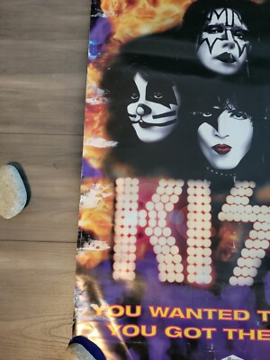 KISS - YOU WANTED THE BEST, You Got - 2 SIDED PROMO POSTER 1997 | eBay