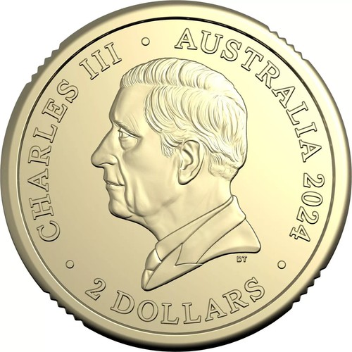 COMUNIDAD Equipo Olímpico Australiano 2024 Juegos de París Moneda Rara $2 Dos Dólares CIRC - Imagen 2 de 12