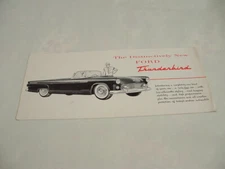 1955 FORD Thunderbird ORIGINAL SALES FOLDER BROCHURE Foldout Form # FD-7509