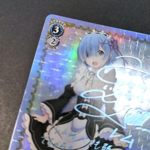 Weiss Schwarz Signature Re:Zero RZ/S46-060SP SP Rem Blue Haired Maid Foil Japan - Bild 2 von 11