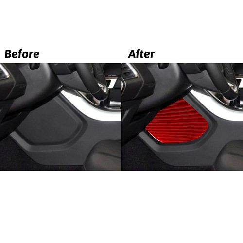 2x Tapicería de panel de consola lateral de fibra de carbono roja para Land Range Rover Sport 2014-2017 - Imagen 10 de 16