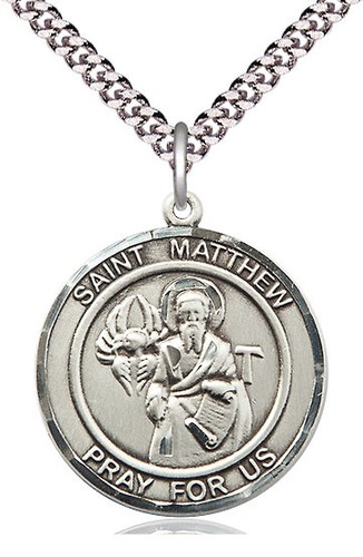 Sterling Silver Round Patron Medal YOU CHOOSE SAINT Bliss NEW - Picture 22 of 34
