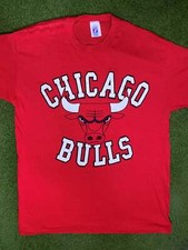 80s Chicago Bulls - Vintage NBA T-Shirt XL