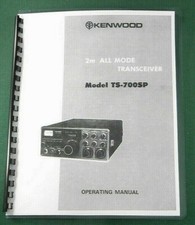 Kenwood TS-700SP Instruction Manual - Premium Card Stock Covers 28 LB Paper