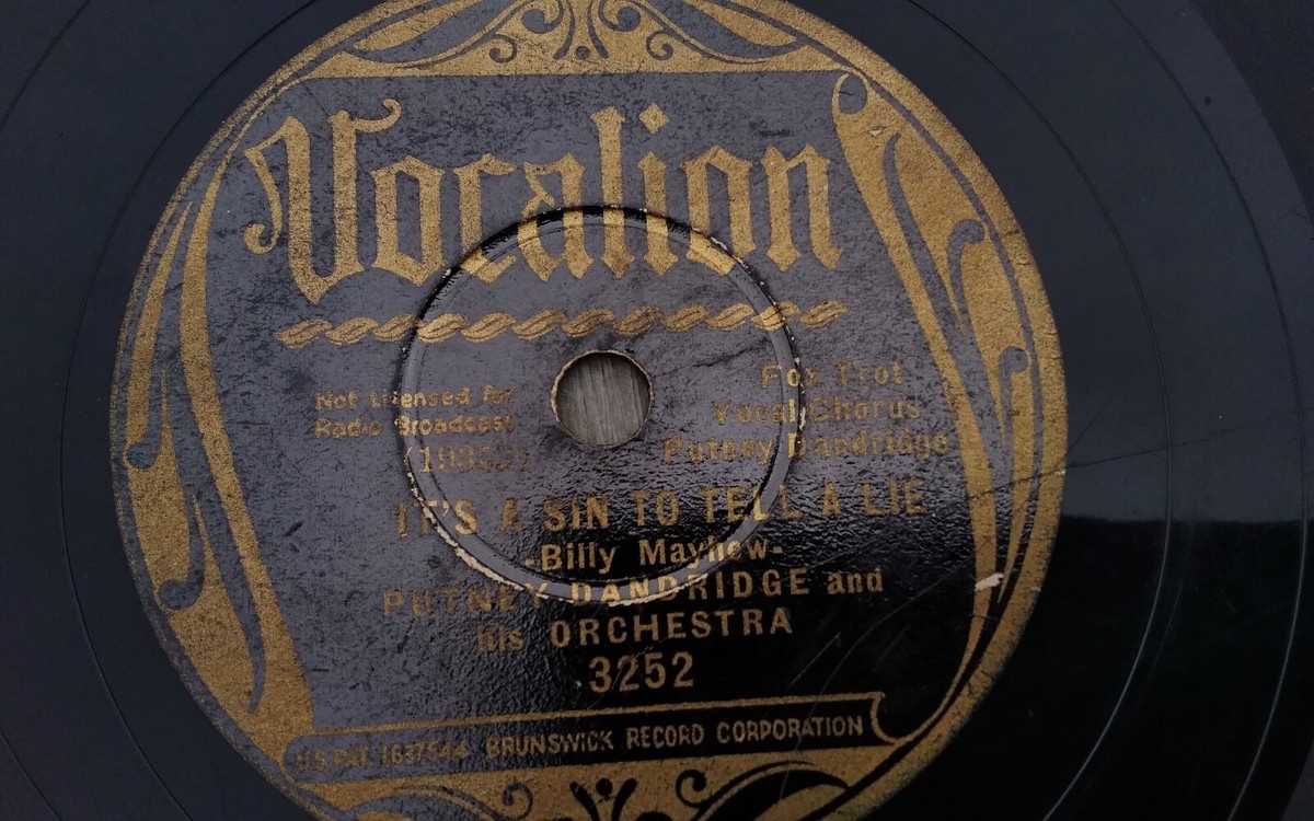 Putney Dandridge – 78rpm Single 10-inch Vocalion Records #3252