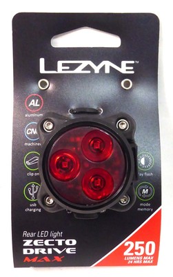 Lezyne Zecto Drive 250 Rear 2025