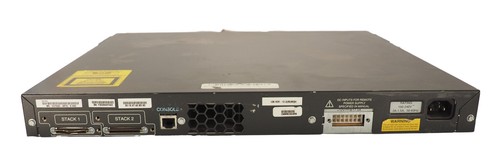 Cisco Catalyst 3750G Series WS-C3750G-48TS-S Switch One Damaged Stack Port - Picture 5 of 11