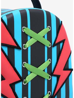 ?♡Monster High Frankie Stein Lightning Stripe Mini Backpack Monster High Frankie Stein Lightning Stripe Mini Backpack | eBay main image 3