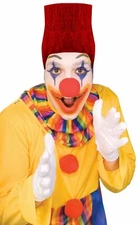 High Top Clown Hip Hop Wig - Adult Costume Accessory - Red Clown Wig - One Size