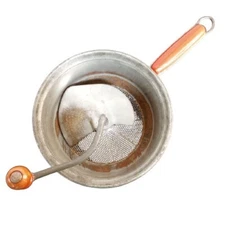 Foley Food Mill Masher Ricer Wood Handles Passevite USA Pat 1921936 VTG